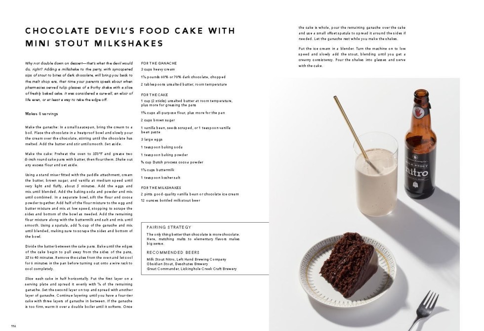 The Beer Pantry: Chocolate Devil's Food Cake with Mini Stout Milkshakes